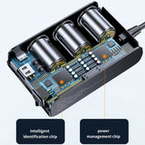 SEAMETAL 3 Port Car Cigarette Lighter Splitter 128W PD QC3.0 USB Car Charger 12V/24V Socket Adapter
