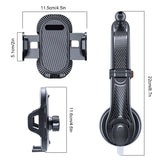 SEAMETAL Dashboard Car Phone Holder Strong Suction Auto Cellphone Stand For GPS Navigation Angle Adjustable Mobile Phone Support