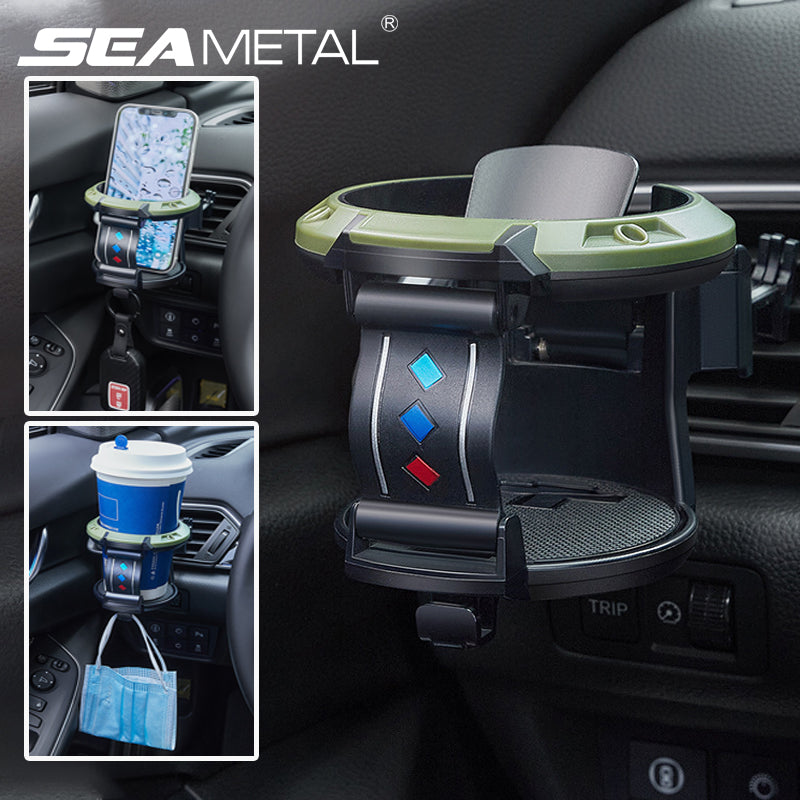 SEAMETAL Car Cup Holder Air Vent Outlet Drink Coffee Cup Bottle Rack Universal Water Bottle Holders