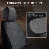 Linen Car Seat Covers Universal Flax Auto Chair Protector