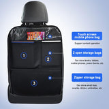Waterproof Kick Mats Car Seat Back Protectors Back of Seat Organizers