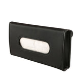 PU Leather Car Tissue Holder Universal Auto Sun Visor Napkin Holder