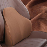 Car Headrest Pillow Waist Lumbar Protector Massage Breathable Memory Foam
