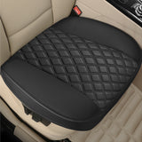 Leather Car Seat Cover for Bottom Only 3D Tailored Universal Black