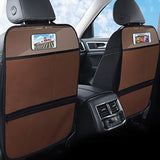 Waterproof Kick Mats Car Seat Back Protectors Back of Seat Organizers