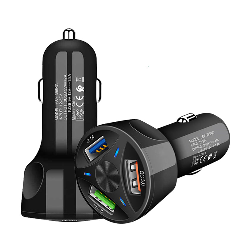 Car Charger 12v-24v QC3.0 USB Fast Charging
