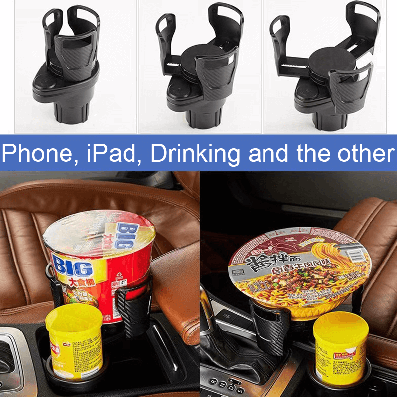  Car Cup Holder Expander and Adapter for Large Bottles