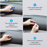 Car Dashboard Hook Multifunctional Self-adhesive Wall Hanging Hooks