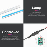 Car Door Welcome Light LED Safety Warning Strobe Signal Lamp Interior Styling