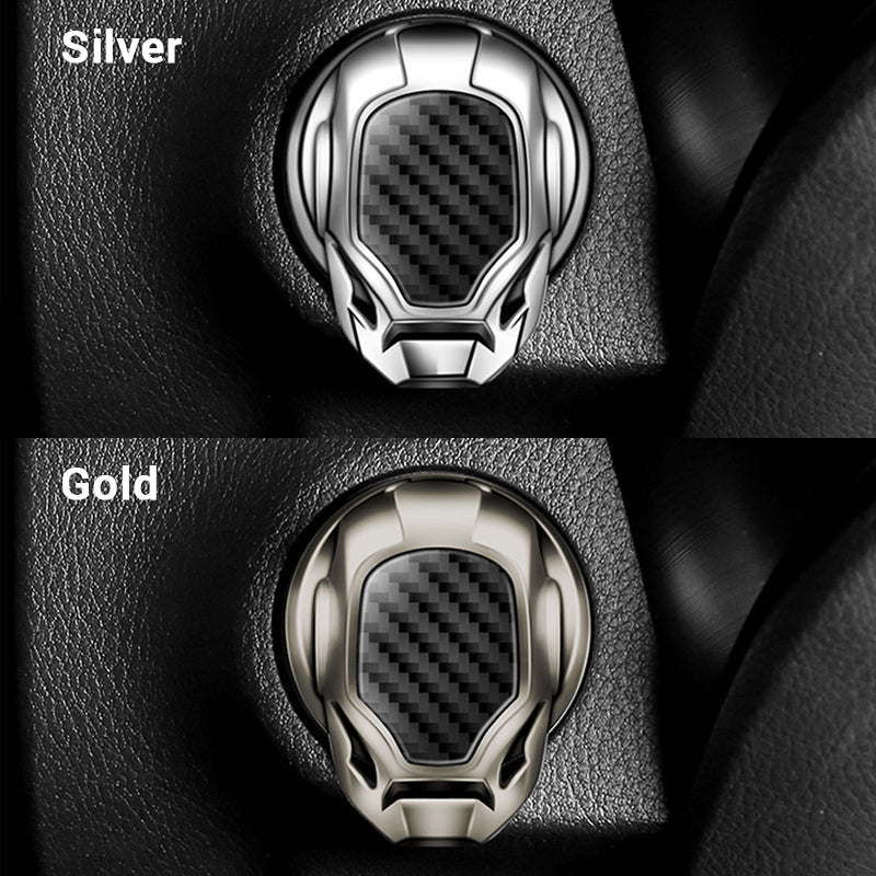 Car Engine Start Stop Button Decor Ring Trim Cover Cap Anti-Scratch