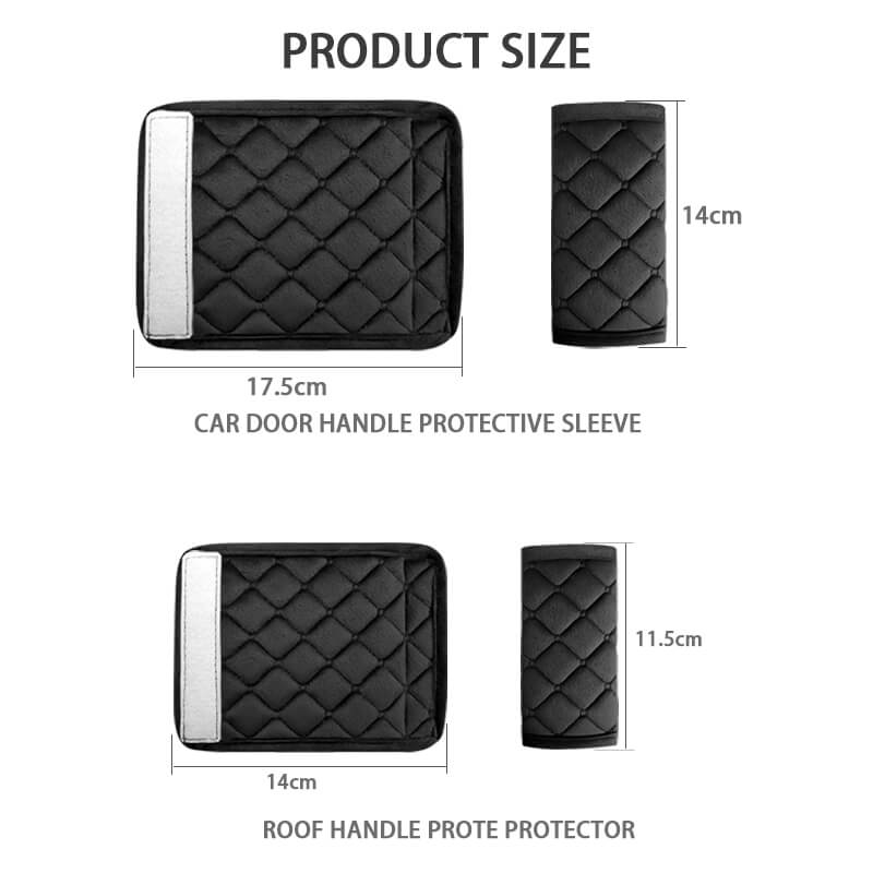 Car interior door handle store protective cover sleeve case