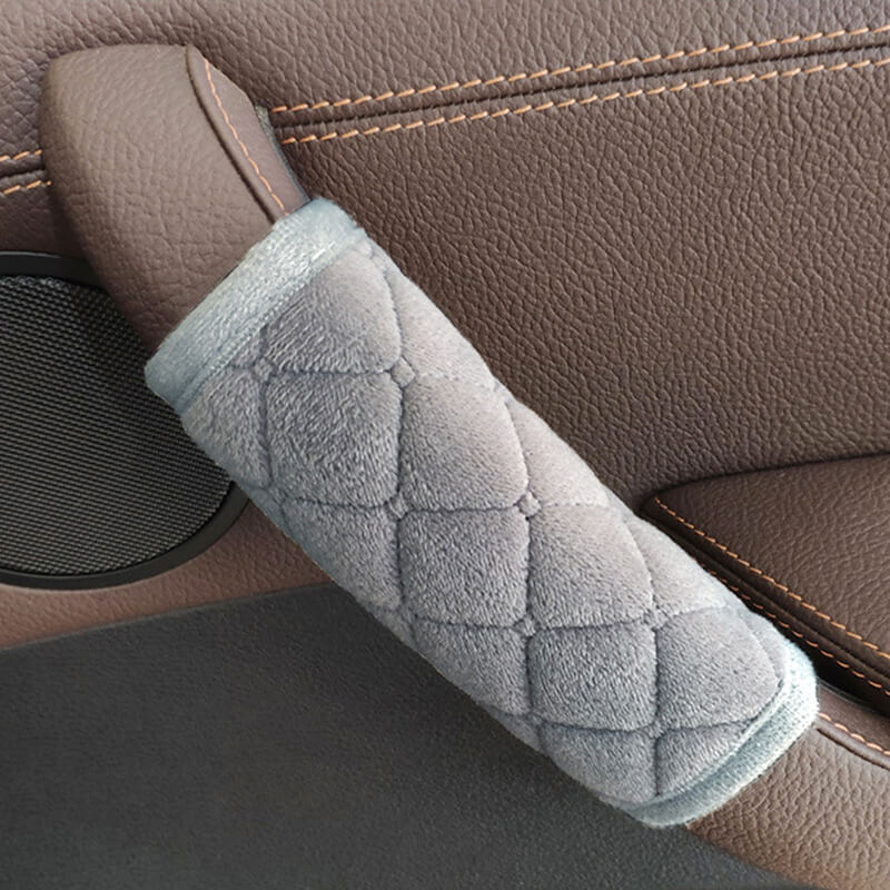 Car Interior Door Handle Cover Soft Plush Internal Auto Roof Holder Protector