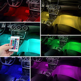 LED RGB Car Interior Styling Atmosphere Decorative Ambient Light with Remote Control