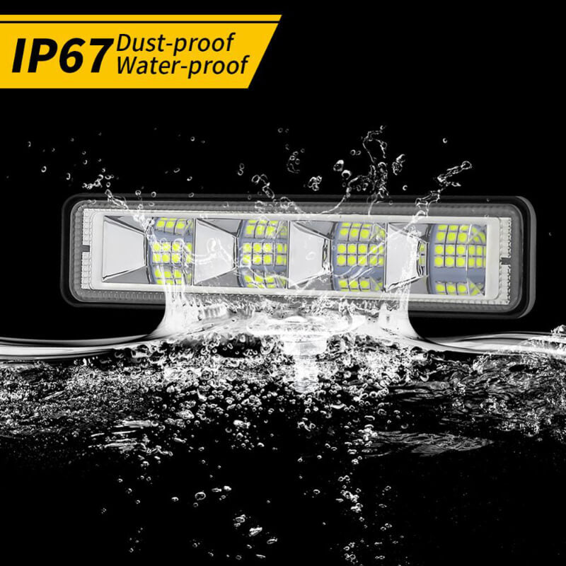 LED Light Bar Highlight Car Work Light 24-28 Lamp Beads Waterproof Off Road Lights
