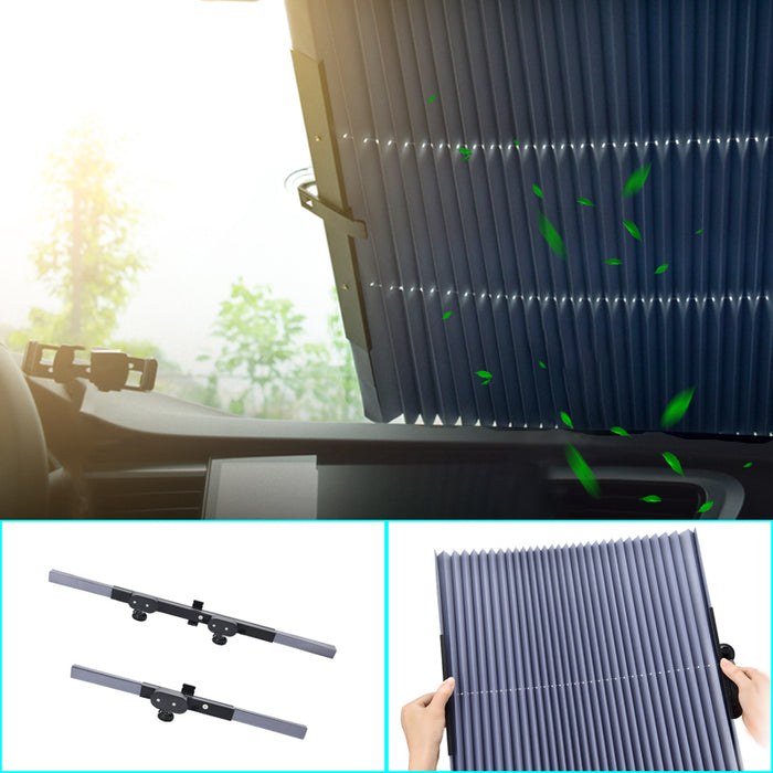 SEAMETAL Car Window Retractable Sunshade Anti-UV Foldable Windshield Sunshade