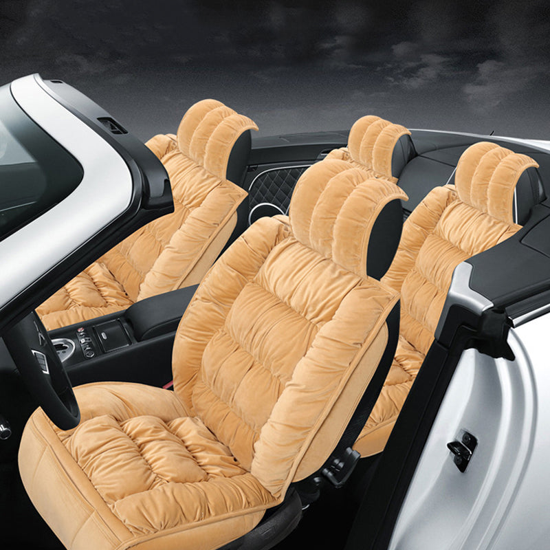 Fochutech Winter Warm Seat Cover for Car, Comfortable Car Seat Cushio