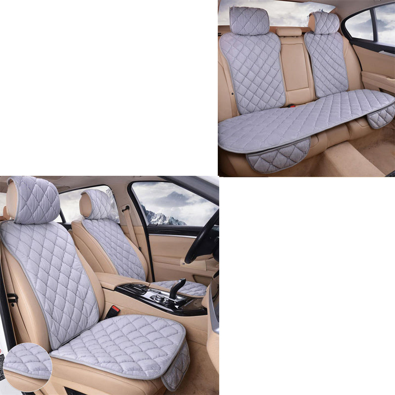 Car Seat Covers Protector Set Warm Plush Automobiles Seat Covers Mat