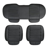 Car Seat Protector Pads Thick Leather Auto Cushion Covers Black