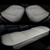 Car Seat Protector Pads Thick Leather Auto Cushion Covers Gray