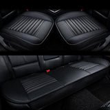 Car Seat Protector Pads Thick Leather Auto Cushion Covers Black