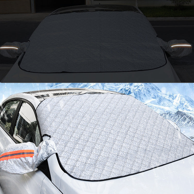 Magnetic Car Windshield Snow Cover with Side Mirror Covers for Ice