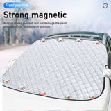 Magnetic Car Windshield Snow Cover with Side Mirror Covers for Ice Snow Frost