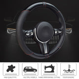 Universal 15" Faux Leather Anti-Slip Steering Wheel Cover