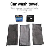 9Pcs Car Wash Cleaning Tools Kit Microfiber Wash Mitt and Towels