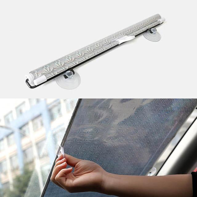 Car Reflective Aluminum Foil Anti Sun Protector Universal Folding Sunshade Cover Automotive Sun Shade Covers