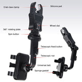 Cell Phone Holder For Car GPS Holder Mount Rearview Mirror Smartphone Stand