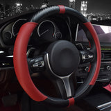 Universal 15" Faux Leather Anti-Slip Steering Wheel Cover
