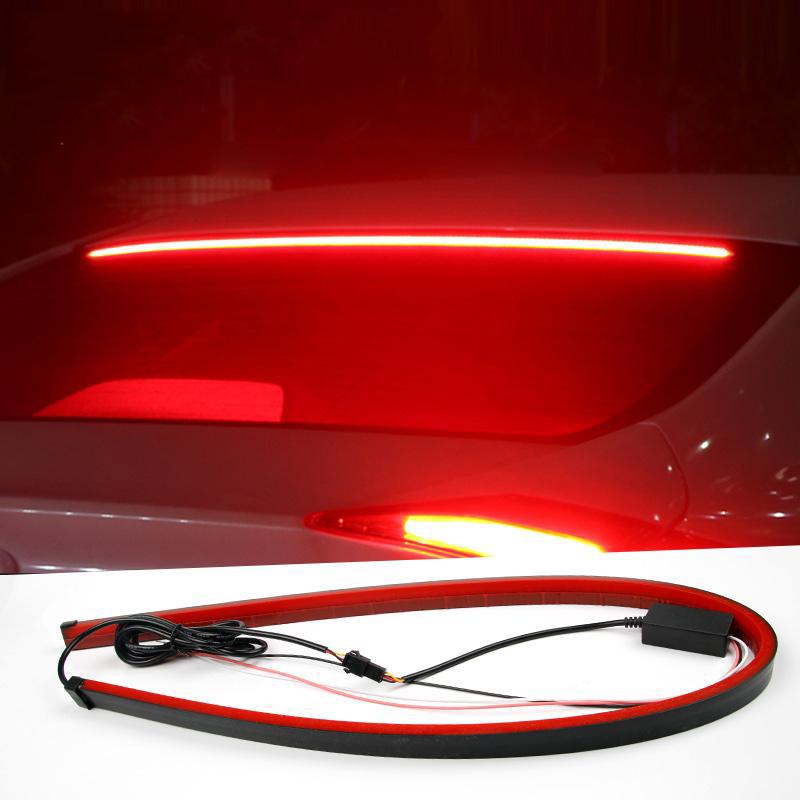 Car Styling Rear Additional Stop LED Lights With Turn Signal Running Light Brake Flexible Strips