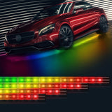 LED Car Underglow Lights Bluetooth APP Control RGB Ambient Foot Light Atmosphere Lamp