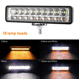 LED Light Bar Highlight Car Work Light 18-24 Lamp Beads Waterproof Off Road Lights