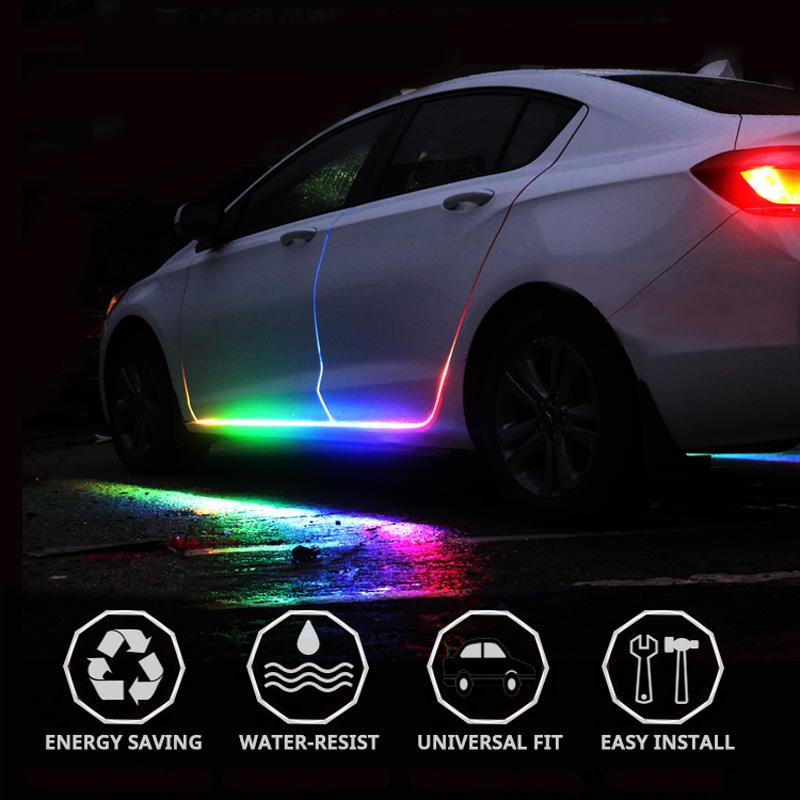 Car Underglow Neon LED Strip Lights APP/Remote Control Auto Underbody –  SEAMETAL