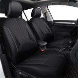 Leather Car Seat Covers Classic Black