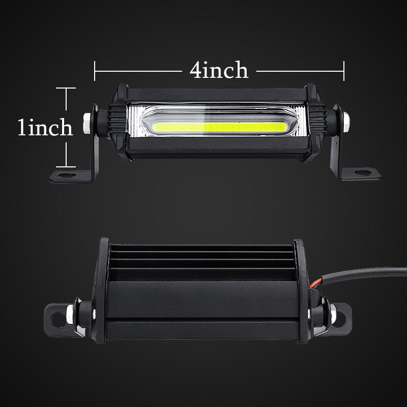 4 Inch COB Car LED Work Lights Bar Spot Lamp For Off-Road SUV Truck Auto Fog Lamp Headlight