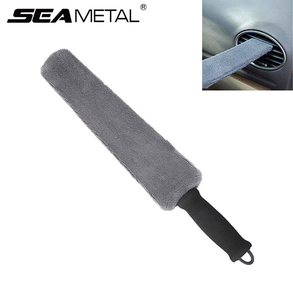 Car Microfiber Brush Air Conditioner Vent Air Outlet Cleaning Brush