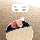 PVC Leather Car Seat Cover Anti Slip Seat Cushion Split Seat Mat