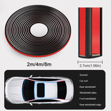 2/4/8M Car Windshield Sunroof Seal Strip Window Waterproof Soundproof Sticker