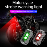 Motorcycle Strobe Warning Light 7 Colors Multi-mode Tail Light