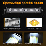 8 inch 60W LED Light Bar 12V 24V LED Bar 6000K Work Light Combo Spot Flood Fog Lamp