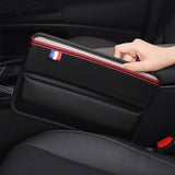 Car Seat Gap Filler Organizers PU Leather Auto Storage Pockets