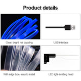 USB Flexible Car LED Neon Lights 5V Interior Atmosphere Lamp