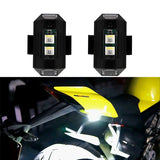 Motorcycle Strobe Warning Light 7 Colors Multi-mode Tail Light