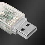 Car LED Atmosphere Light Mini USB Touch Switch Decorative Ambient Lamp
