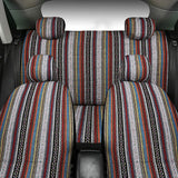 Car Seat Cover Set Multi-color Ethnic Style Seat Cover