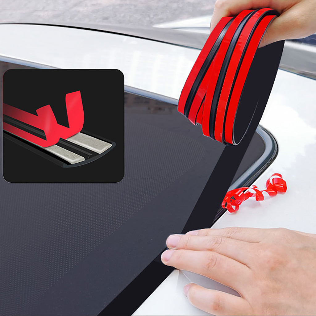 2/4/8M Car Windshield Sunroof Seal Strip Window Waterproof Soundproof Sticker