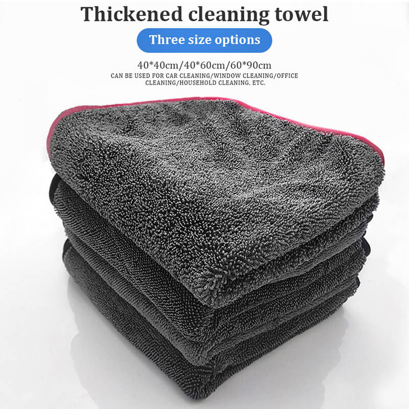 Microfiber Cloths,Car Cleaning Cloths Thickened Strong Water Absorptio –  SEAMETAL