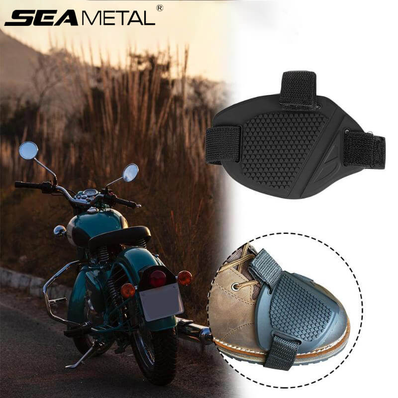 motorcycle gear shifter shoe protector Universal Motorcycle Shoes Protector Rubber Sock Pad Cover Anti-slip – SEAMETAL
